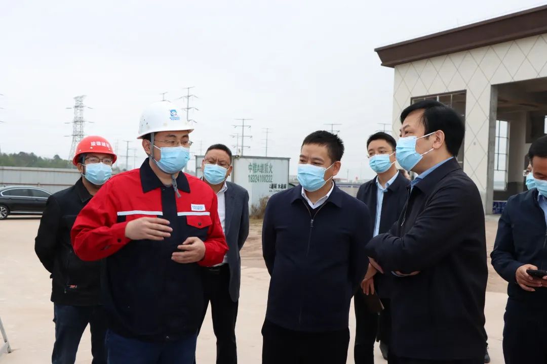 永川区委副书记、区人民政府区长常晓勇一行率队赴我司新研发制造基地调研